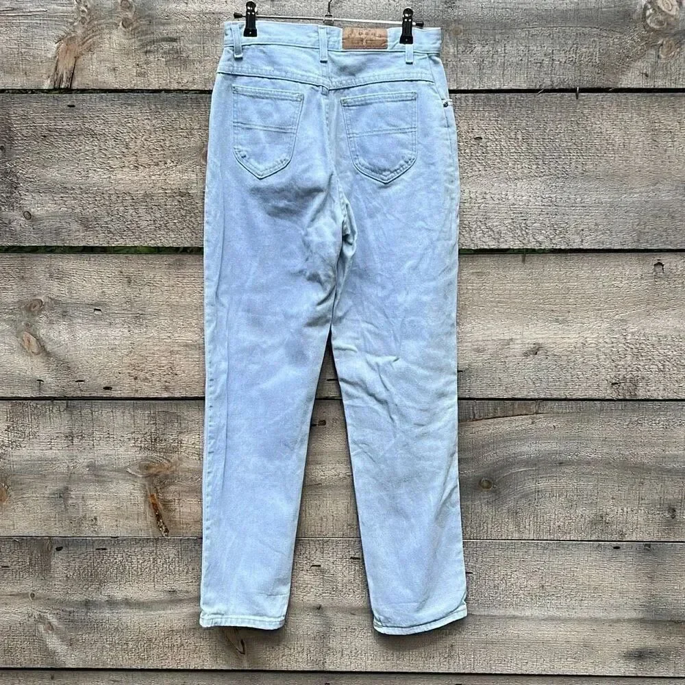 Riders Denim Kid’s Blue Distressed Relaxed Straight Leg Sturdy Jeans Size 16